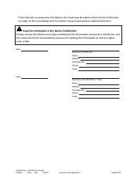 Form CHC605 Icwa Notice for Third Party Custody - Minnesota, Page 8