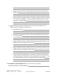 Form CHC603 Petition to Establish Third Party Custody - Minnesota, Page 20