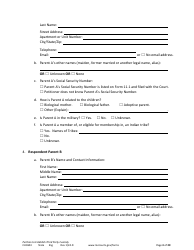 Form CHC603 Petition to Establish Third Party Custody - Minnesota, Page 3