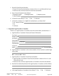 Form CHC603 Petition to Establish Third Party Custody - Minnesota, Page 4