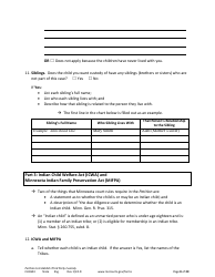 Form CHC603 Petition to Establish Third Party Custody - Minnesota, Page 8