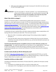 Form CHC601 Instructions - Request to Establish Third Party Custody - Minnesota, Page 4