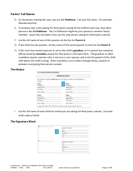 Form CHC601 Instructions - Request to Establish Third Party Custody - Minnesota, Page 6