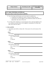 Form CHC702 Answer to Third Party Custody Petition and Counterpetition for Custody - Minnesota, Page 10