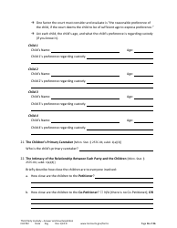 Form CHC702 Answer to Third Party Custody Petition and Counterpetition for Custody - Minnesota, Page 16