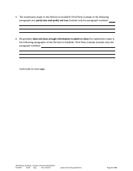 Form CHC702 Answer to Third Party Custody Petition and Counterpetition for Custody - Minnesota, Page 2