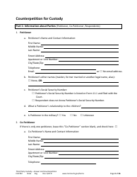 Form CHC702 Answer to Third Party Custody Petition and Counterpetition for Custody - Minnesota, Page 3