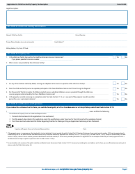 Form 50-844 Application for Child-Care Facility Property Tax Exemption - Texas, Page 2