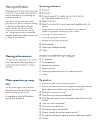 Form DHS-8092-ENG Getting Hearing AIDS Checklist - Minnesota, Page 3