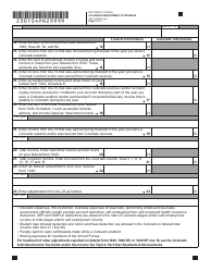 Form 104PN Part-Year Resident/Nonresident Tax Calculation Schedule - Colorado, Page 2