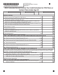 Form DR0104TN Colorado Earned Income Tax Credit for Itin Filers or Certain Filers Under Age 25 - Colorado, Page 5