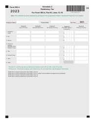 Form INS-4 Insurance Premiums Tax Return - Maine, Page 5