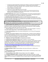 Instructions for Form FL-195 Income Withholding for Support - California, Page 2