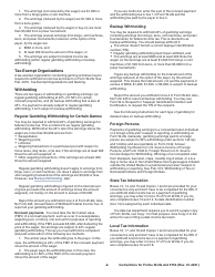Instructions for IRS Form W-2G, 5754, Page 2