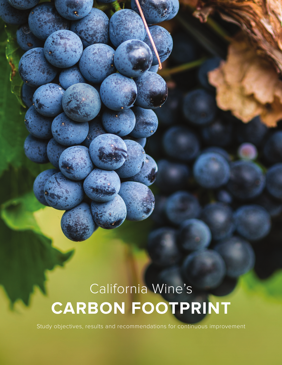 California Wines Carbon Footprint - Study Objectives, Results and Recommendations for Continuous Improvement, Page 1