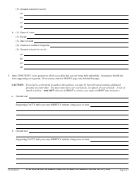 Form CV-27 Petition for Writ of Habeas Corpus by a Person in Federal Custody - California, Page 15