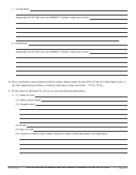 Form CV-27 Petition for Writ of Habeas Corpus by a Person in Federal Custody - California, Page 9