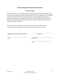 Request for Proposals - Uv Disinfection Engineering Services - Oneida County, New York, Page 16