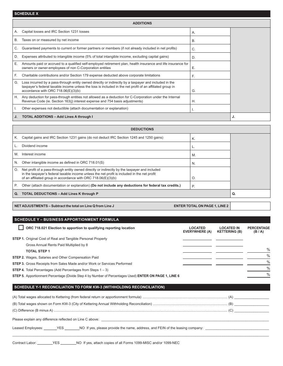 Form KBR-1040 - 2023 - Fill Out, Sign Online and Download Printable PDF ...