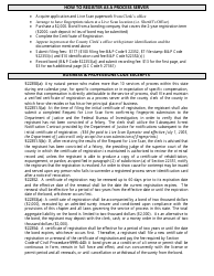 Certificate of Registration as a Process Server - Kern County, California, Page 2