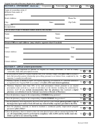 Application for a Non-resident Pharmacy Registration - Virginia, Page 3