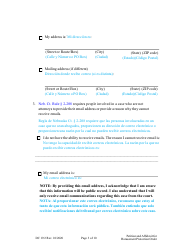 Form DC19:2 Petition and Affidavit to Obtain Harassment Protection Order - Nebraska (English/Spanish), Page 3