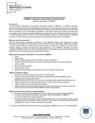 Document preview: New Mexico Statewide Immunization Information System ("nmsiis") Disclosure to Patient/Parent/Legal Guardian Decline to Participate in Nmsiis - New Mexico