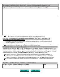 State Complaint Form - New Mexico, Page 3