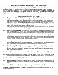 Instructions for Individual Income Tax Return - City of Miamisburg, Ohio, Page 5