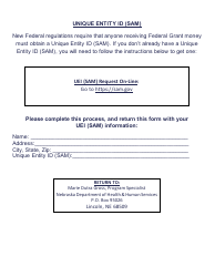 Child Care Emergency Grant Application Form - Nebraska, Page 12