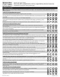 Formulario CRED-0965 Revision Del Cumplimiento De Los Reglamentos De Las Licencias - Nebraska (Spanish), Page 12