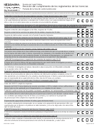 Formulario CRED-0965 Revision Del Cumplimiento De Los Reglamentos De Las Licencias - Nebraska (Spanish), Page 3