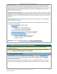 Instructions for Commercial Building Permit Application - Lee County, Florida, Page 2