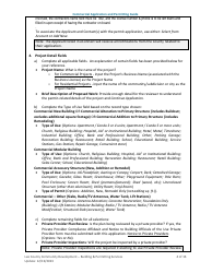 Instructions for Commercial Building Permit Application - Lee County, Florida, Page 4