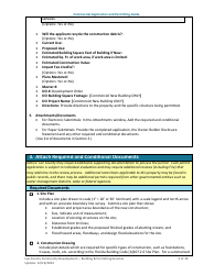 Instructions for Commercial Building Permit Application - Lee County, Florida, Page 5