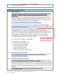 Instructions for Commercial Building Permit Application - Lee County, Florida, Page 7