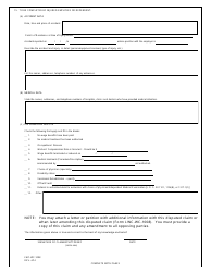 Form LWC-WC-1008 Disputed Claim for Compensation - Louisiana, Page 2