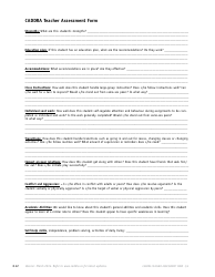 Caddra Teacher Assessment Form - Canadian Adhd Resource Alliance, Page 2