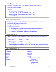 Origin of Life Worksheet - Unit 1 Part 11 Chapter 25, Mrs. Gallagher, Serrano High School, Page 2