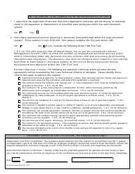 Certification for Personal Services Agreement - Colorado, Page 3