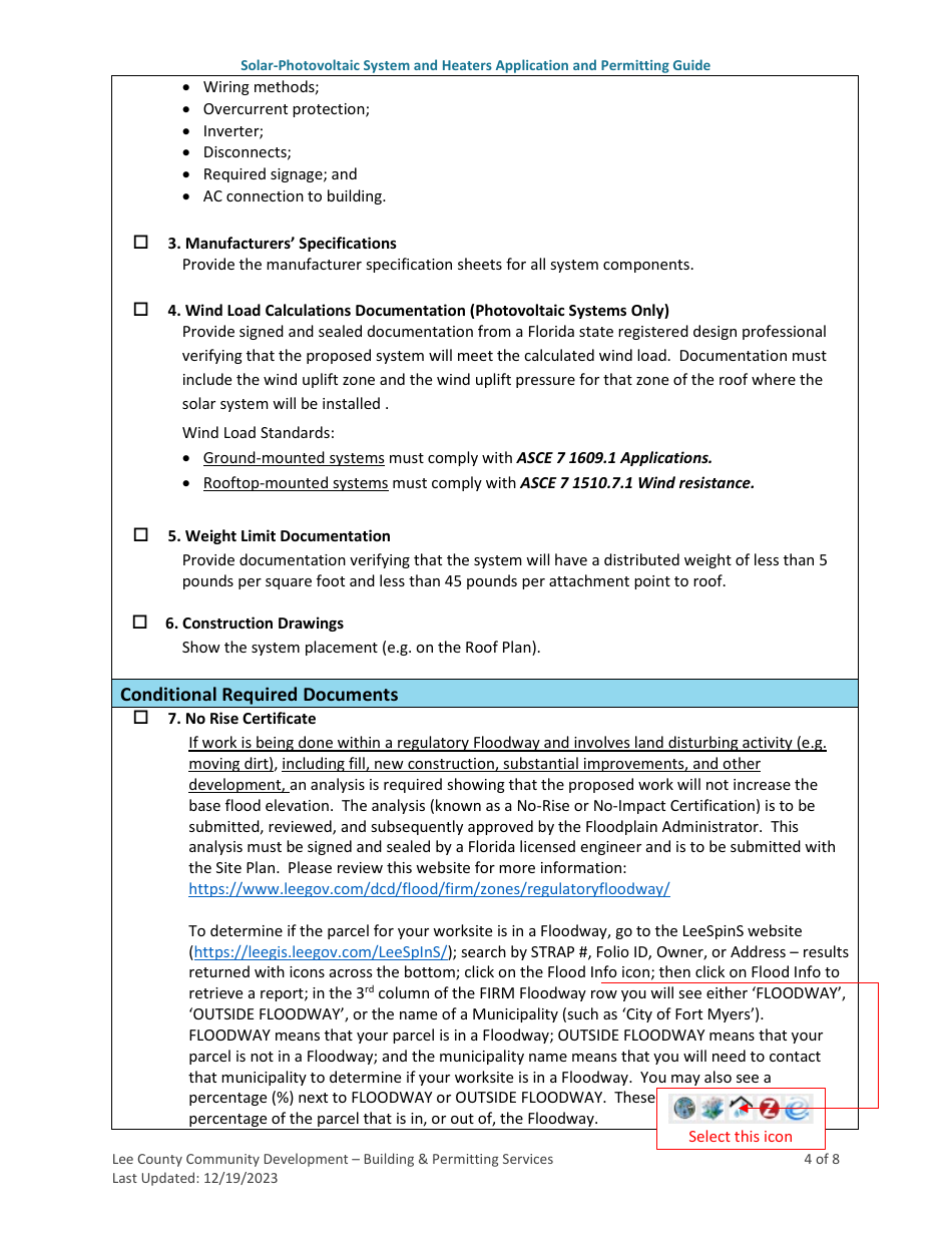 Solar-Photovoltaic System and Heaters Application and Permitting Guide - Lee County, Florida, Page 4