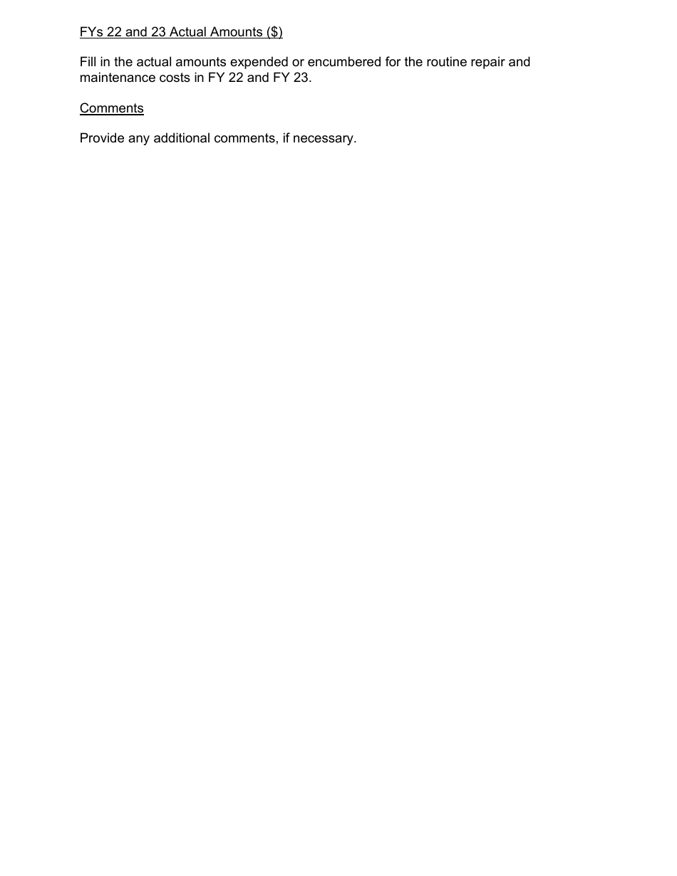 Instructions for Form RRM Routine Repair and Maintenance Report - Hawaii, Page 2