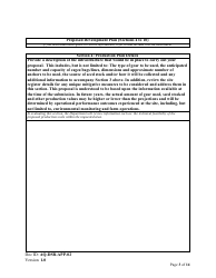 Form AQ-DSR-APP-02 Proposal for the Exclusive Right to Apply for a Marine Aquaculture Licence and Lease - Reallocation - Nova Scotia, Canada, Page 3