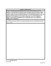 Form AQ-DSR-APP-02 Proposal for the Exclusive Right to Apply for a Marine Aquaculture Licence and Lease - Reallocation - Nova Scotia, Canada, Page 8
