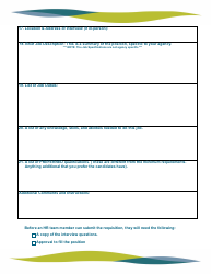HR Shared Services - New Requisition Questionnaire - Nebraska, Page 2
