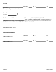 DNR Form 542-0588 Environmental Covenant - Iowa DNR Solid Waste Program - Iowa, Page 6