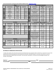 DNR Form 542-0652 Beneficial Use Determination: Solid by-Product Management Plan Analytical Testing Report - Iowa, Page 2