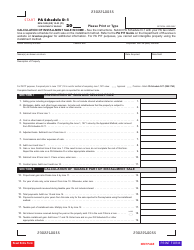 Form REV-1689 Schedule D-1 Calculation of Installment Sale Income - Pennsylvania