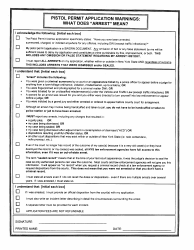 Form PPB-3 Pistol Permit Application - Niagara County, New York, Page 17