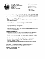 Form PPB-3 Pistol Permit Application - Niagara County, New York, Page 21